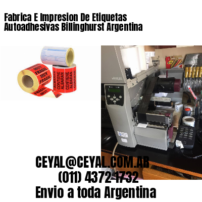 Fabrica E Impresion De Etiquetas Autoadhesivas Billinghurst Argentina