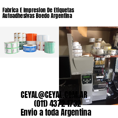 Fabrica E Impresion De Etiquetas Autoadhesivas Boedo Argentina