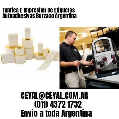 Fabrica E Impresion De Etiquetas Autoadhesivas Burzaco Argentina