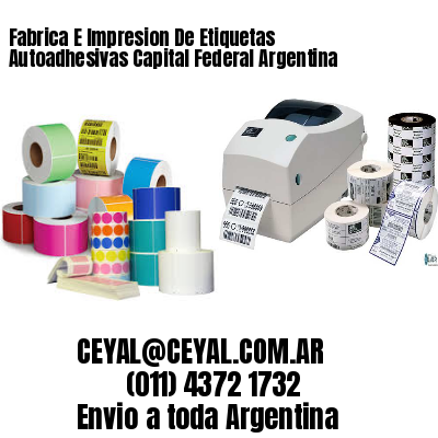 Fabrica E Impresion De Etiquetas Autoadhesivas Capital Federal Argentina
