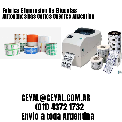 Fabrica E Impresion De Etiquetas Autoadhesivas Carlos Casares Argentina