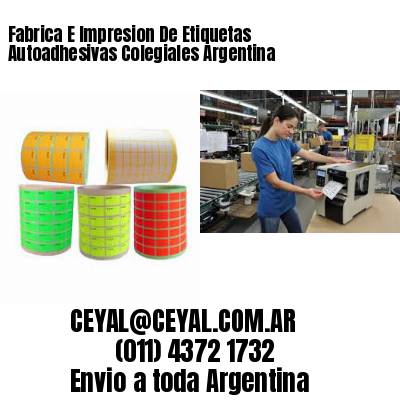 Fabrica E Impresion De Etiquetas Autoadhesivas Colegiales Argentina