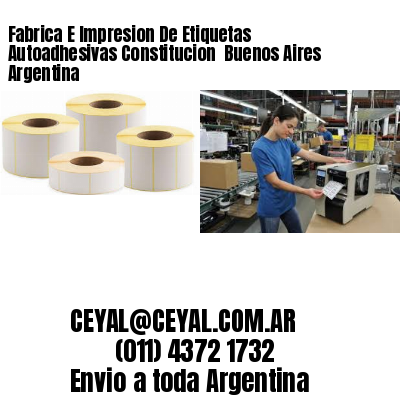 Fabrica E Impresion De Etiquetas Autoadhesivas Constitucion  Buenos Aires Argentina