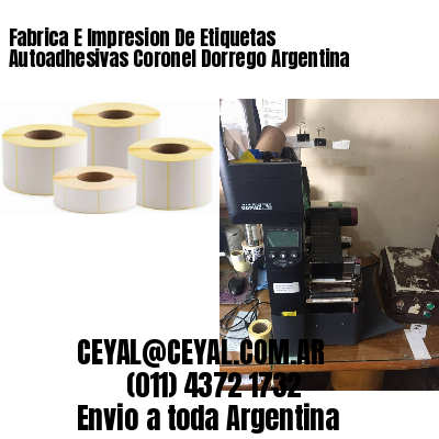 Fabrica E Impresion De Etiquetas Autoadhesivas Coronel Dorrego Argentina