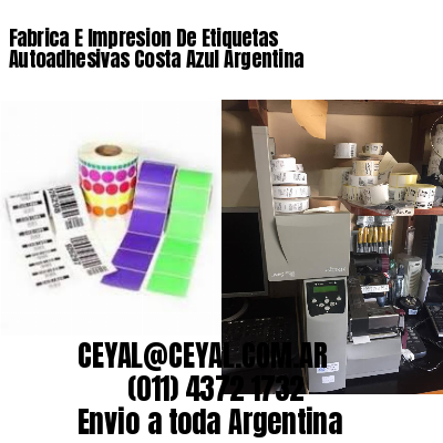 Fabrica E Impresion De Etiquetas Autoadhesivas Costa Azul Argentina