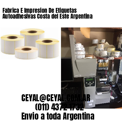 Fabrica E Impresion De Etiquetas Autoadhesivas Costa del Este Argentina