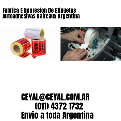 Fabrica E Impresion De Etiquetas Autoadhesivas Daireaux Argentina