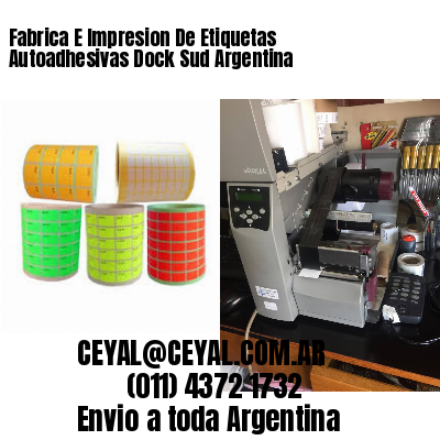 Fabrica E Impresion De Etiquetas Autoadhesivas Dock Sud Argentina