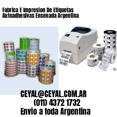 Fabrica E Impresion De Etiquetas Autoadhesivas Ensenada Argentina