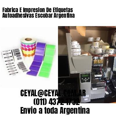 Fabrica E Impresion De Etiquetas Autoadhesivas Escobar Argentina