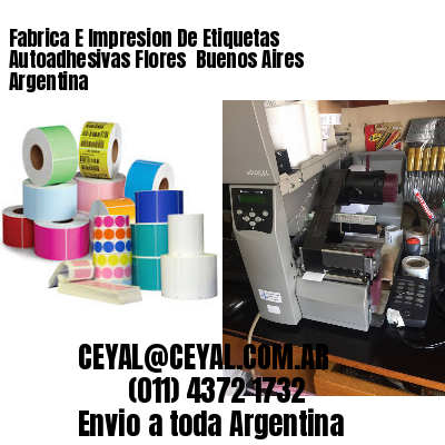 Fabrica E Impresion De Etiquetas Autoadhesivas Flores  Buenos Aires Argentina