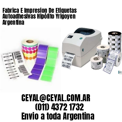 Fabrica E Impresion De Etiquetas Autoadhesivas Hipólito Yrigoyen Argentina