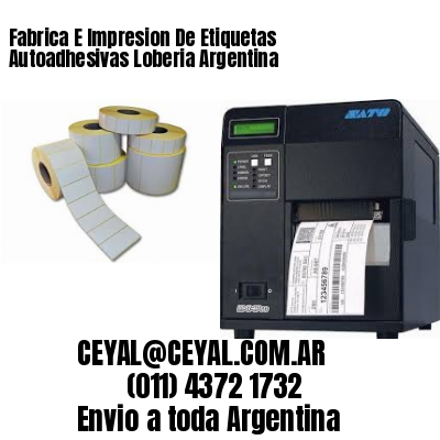 Fabrica E Impresion De Etiquetas Autoadhesivas Loberia Argentina
