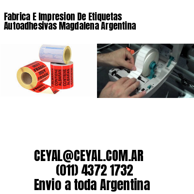 Fabrica E Impresion De Etiquetas Autoadhesivas Magdalena Argentina
