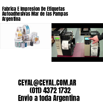 Fabrica E Impresion De Etiquetas Autoadhesivas Mar de las Pampas Argentina