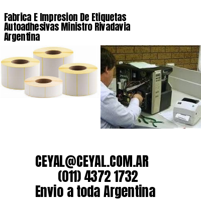 Fabrica E Impresion De Etiquetas Autoadhesivas Ministro Rivadavia Argentina