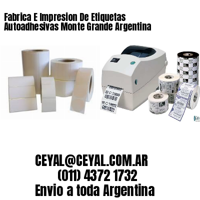 Fabrica E Impresion De Etiquetas Autoadhesivas Monte Grande Argentina