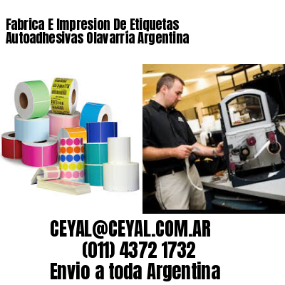 Fabrica E Impresion De Etiquetas Autoadhesivas Olavarría Argentina