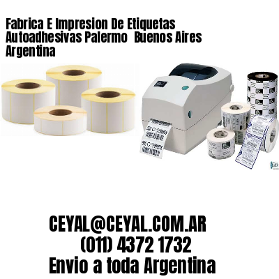 Fabrica E Impresion De Etiquetas Autoadhesivas Palermo  Buenos Aires Argentina