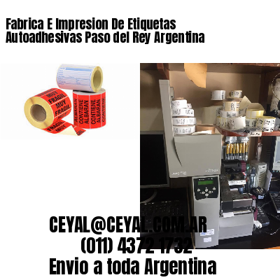 Fabrica E Impresion De Etiquetas Autoadhesivas Paso del Rey Argentina