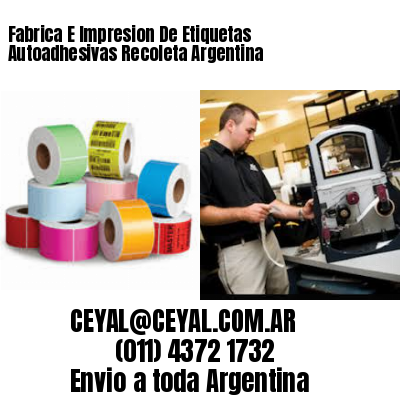 Fabrica E Impresion De Etiquetas Autoadhesivas Recoleta Argentina