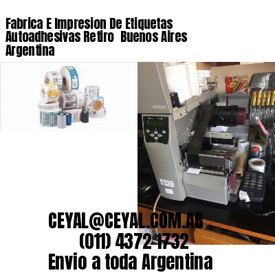 Fabrica E Impresion De Etiquetas Autoadhesivas Retiro  Buenos Aires Argentina