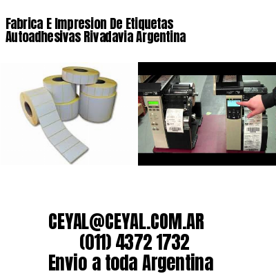 Fabrica E Impresion De Etiquetas Autoadhesivas Rivadavia Argentina