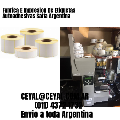 Fabrica E Impresion De Etiquetas Autoadhesivas Salta Argentina