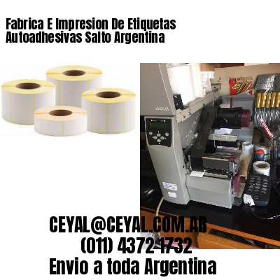 Fabrica E Impresion De Etiquetas Autoadhesivas Salto Argentina