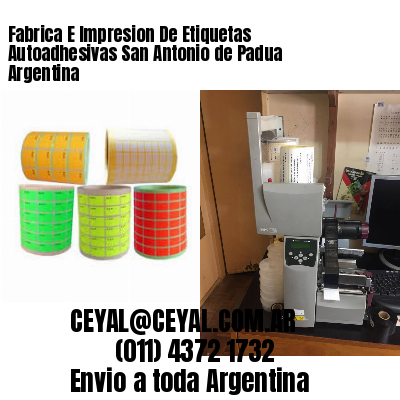 Fabrica E Impresion De Etiquetas Autoadhesivas San Antonio de Padua Argentina