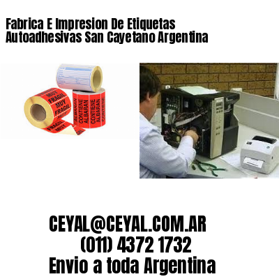 Fabrica E Impresion De Etiquetas Autoadhesivas San Cayetano Argentina