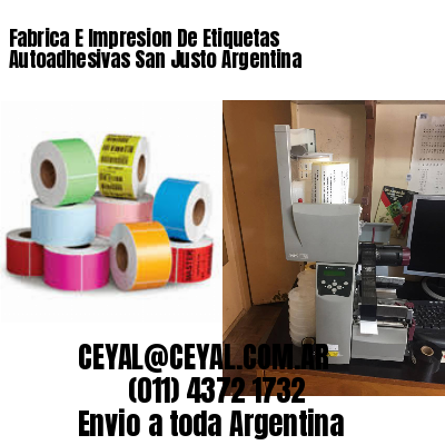 Fabrica E Impresion De Etiquetas Autoadhesivas San Justo Argentina