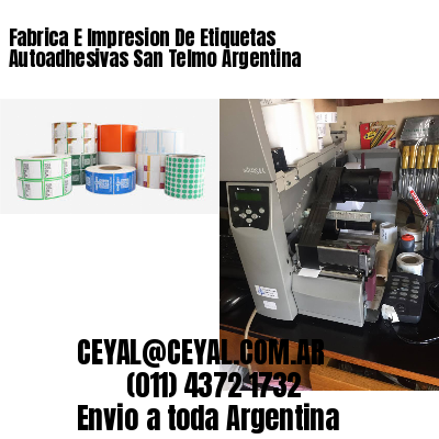 Fabrica E Impresion De Etiquetas Autoadhesivas San Telmo Argentina