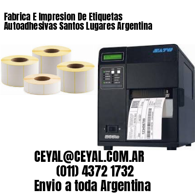 Fabrica E Impresion De Etiquetas Autoadhesivas Santos Lugares Argentina