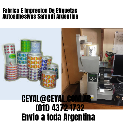 Fabrica E Impresion De Etiquetas Autoadhesivas Sarandí Argentina