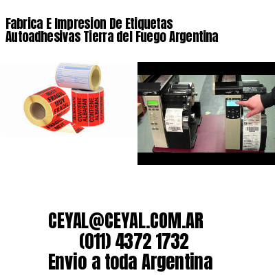 Fabrica E Impresion De Etiquetas Autoadhesivas Tierra del Fuego Argentina