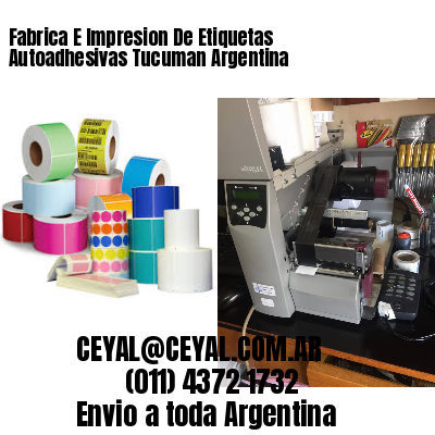 Fabrica E Impresion De Etiquetas Autoadhesivas Tucuman Argentina