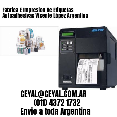 Fabrica E Impresion De Etiquetas Autoadhesivas Vicente López Argentina