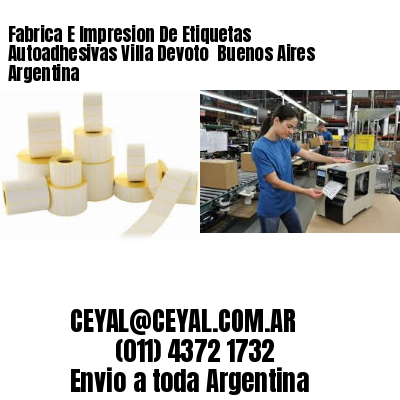 Fabrica E Impresion De Etiquetas Autoadhesivas Villa Devoto  Buenos Aires Argentina