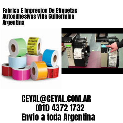 Fabrica E Impresion De Etiquetas Autoadhesivas Villa Guillermina Argentina