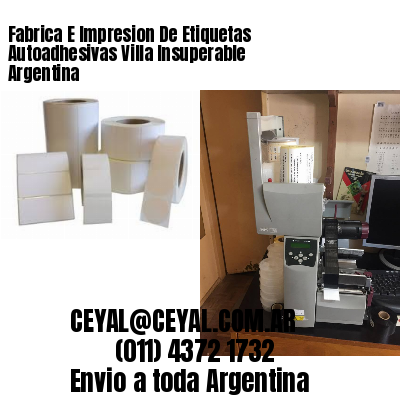 Fabrica E Impresion De Etiquetas Autoadhesivas Villa Insuperable Argentina
