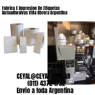 Fabrica E Impresion De Etiquetas Autoadhesivas Villa Obrera Argentina