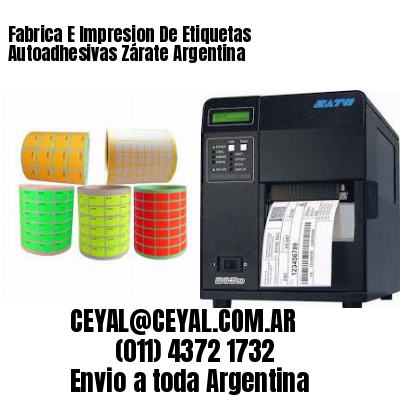 Fabrica E Impresion De Etiquetas Autoadhesivas Zárate Argentina