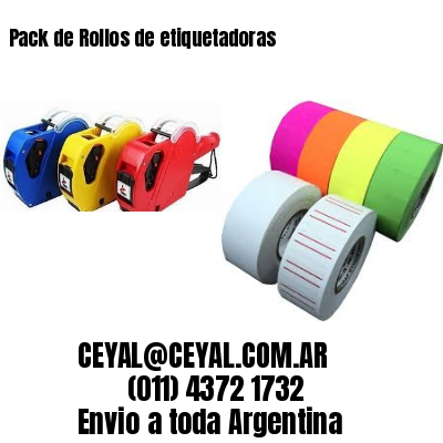 Pack de Rollos de etiquetadoras