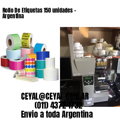 Rollo De Etiquetas 150 unidades – Argentina