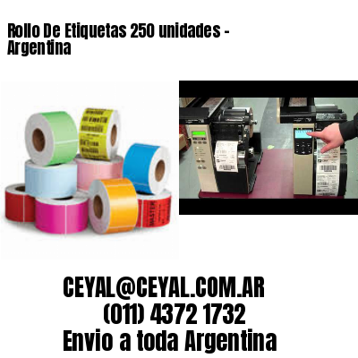 Rollo De Etiquetas 250 unidades – Argentina