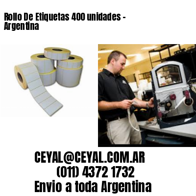 Rollo De Etiquetas 400 unidades – Argentina