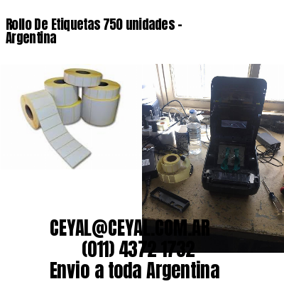 Rollo De Etiquetas 750 unidades - Argentina