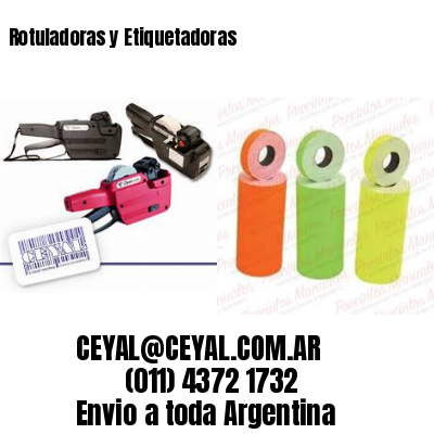 Rotuladoras y Etiquetadoras