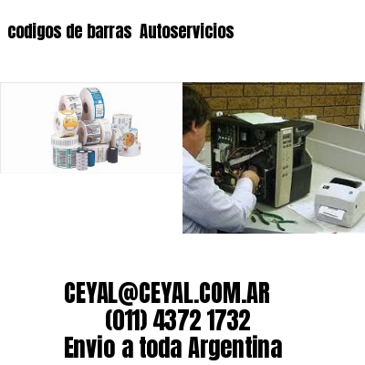 codigos de barras 	Autoservicios